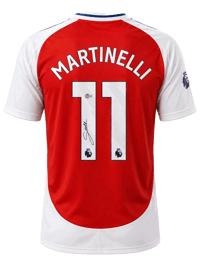 Gabriel Martinelli Signed 2024/25 Arsenal Jersey (BECKETT) thumb 4