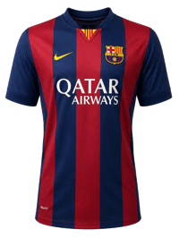 Andres Iniesta Signed 2014/15 FC Barcelona Jersey (BECKETT) thumb 6