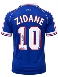Zidan Signed 1998 France Jersey (BECKETT) thumb 4