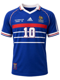 Zidan Signed 1998 France Jersey (BECKETT) thumb 5