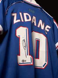 Zidan Signed 1998 France Jersey (BECKETT) thumb 6