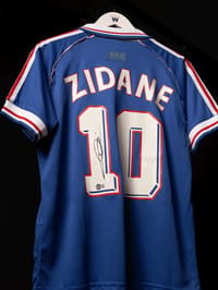 Zidan Signed 1998 France Jersey (BECKETT) thumb 9