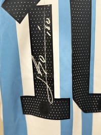 Lionel Messi Signed WC 2022 Argentina Jersey (beckett) thumb 7