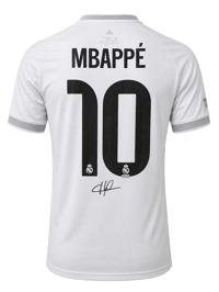 KYLIAN MBAPPÉ SIGNED 2025/26 REAL MADRID JERSEY (GCOA) thumb 4