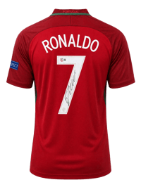 Cristiano Ronaldo Signed Euro 2016 portugal Jersey (BECKETT) thumb 4