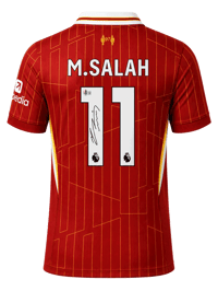 MOHAMED SALAH SIGNED 2024/25 LIVERPOOL JERSEY (BECKETT) thumb 4