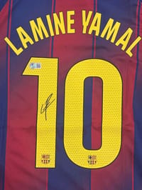 LAMINE YAMAL SIGNED 2025/26 BARCELONA JERSEY (BECKETT) thumb 6