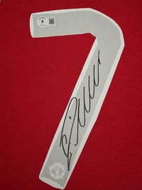 CRISTIANO RONALDO SIGNED 2007/08 MANCHESTER UNITED JERSEY (BECKETT) thumb 7