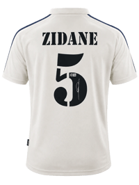 Zinedine Zidane Signed 2001/02 Real Madrid Jersey (Beckett) thumb 4
