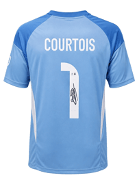 THIBAUT COURTOIS SIGNED 2024/25 REAL MADRID JERSEY (BECKETT) thumb 4
