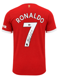 Cristiano Ronaldo Signed 2021/22 Manchester United Jersey (BECKETT) thumb 4