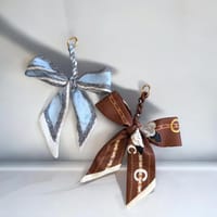 Silk Bow Key & Bag Charm thumb 3