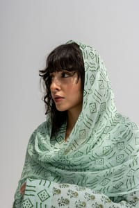 Abaya w Chiffon Tarha B14 thumb 1