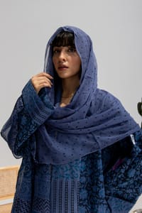 Abaya w Chiffon Tarha B5 thumb 1