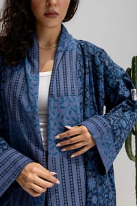 Abaya w Chiffon Tarha B5 thumb 6