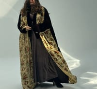 Velvet Abaya w Velvet Tarha M10 thumb 2