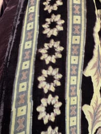Velvet Abaya w Velvet Tarha A17 thumb 2