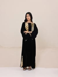 Black Velvet Kaftan B4 thumb 5
