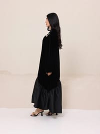 Black Velvet with Tafta Kaftan R2 thumb 4