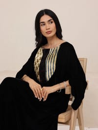 Black Velvet Kaftan B4 thumb 8