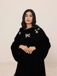 Black Velvet with Tafta Kaftan R2 thumb 10