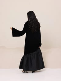 Black Velvet with Tafta Kaftan R2 thumb 9