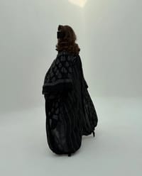 Silky Cotton Abaya w Cotton Tarha C5 thumb 10