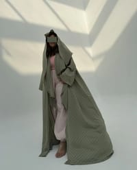 Light Hoodie Abaya H9 thumb 7