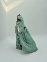 Light Hoodie Abaya H12 thumb 4