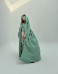 Light Hoodie Abaya H12 thumb 9