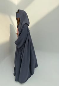Light Stretch Hoodie Abaya H8 thumb 2