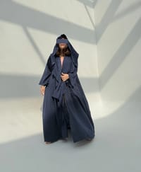 Light Hoodie Abaya H4 thumb 4