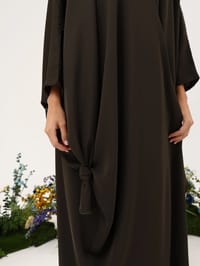 Nada Abaya with Knot N4 thumb 4