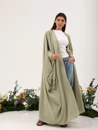 Nada Abaya with Knot N9 thumb 1
