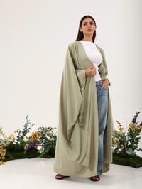 Nada Abaya with Knot N9 thumb 4