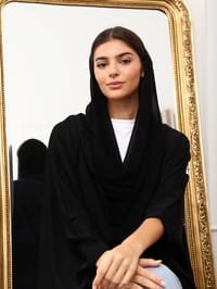 Nada Abaya with Knot N6 thumb 9