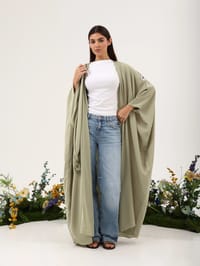 Nada Abaya with Knot N9 thumb 2