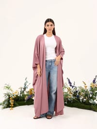 Nada Abaya with Knot N2 thumb 1