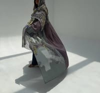Cotton Abaya w Chiffon Tarha A4 thumb 7