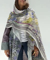 Cotton Abaya w Chiffon Tarha A4 thumb 8