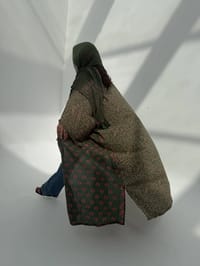 Cotton Abaya w Cotton Tarha E28 thumb 9