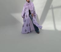 Cotton Abaya w Cotton Tarha E26 thumb 6