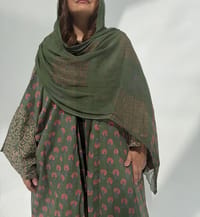 Cotton Abaya w Cotton Tarha E28 thumb 6