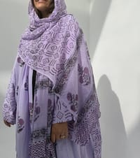 Cotton Abaya w Cotton Tarha E26 thumb 7