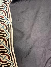 Bisht Pure Silk Handblock Abaya A9 thumb 2