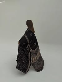 Bisht Pure Silk Handblock Abaya A9 thumb 10