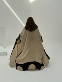 Bisht Pure Silk Handblock Abaya A2 thumb 10