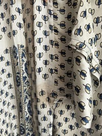 Bisht Pure Silk Handblock Abaya A12 thumb 1