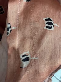 Bisht Pure Silk Handblock Abaya A16 thumb 1