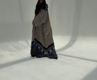 Bisht Pure Silk Handblock Abaya M1 thumb 1